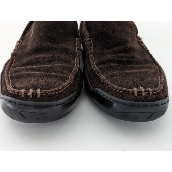 Michael Toschi Mach Driving Shoes Loafers Brown Suede Size 11 - Picture 3 of 10